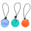 3 Stk. Handgriffe Krafttrainer Fingergriffball Mit Seil 4