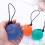 3 Stk. Handgriffe Krafttrainer Fingergriffball Mit Seil 6