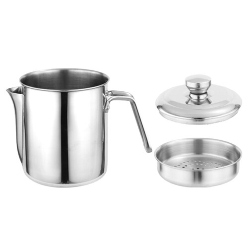 1 Set Suppenbehälter Mit Und Feinmaschigem Filterdeckel