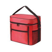 1Stk Praktische Isoliertasche Lunch Bag Rot Mit Tragegriff