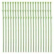 30 Pcs Artificial Flower Pole 33.00x0.20x0.20cm Green