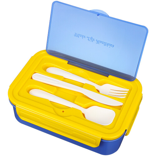 Bento Box Lunchbox Mit Fächern Bento Mittagsdose Mit Besteck