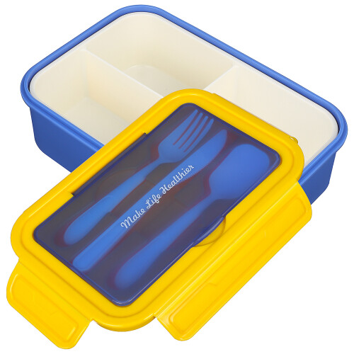 Bento Box Lunchbox Mit Fächern Bento Mittagsdose Mit Besteck 1