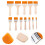 12Stk Nylon Haar Holz Ölgemälde Diy Graffiti Flacher 3