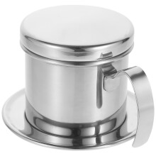 Silberne Kaffeekanne Mehrfachfunktion 12x7x12 Cm
