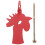 Eisernes Zielscheibe Hühnerkopf Form Für Außenbereich 1
