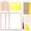 1 Set Silk Screen Frame, Herbruikbare Zeefdruk Kit 7