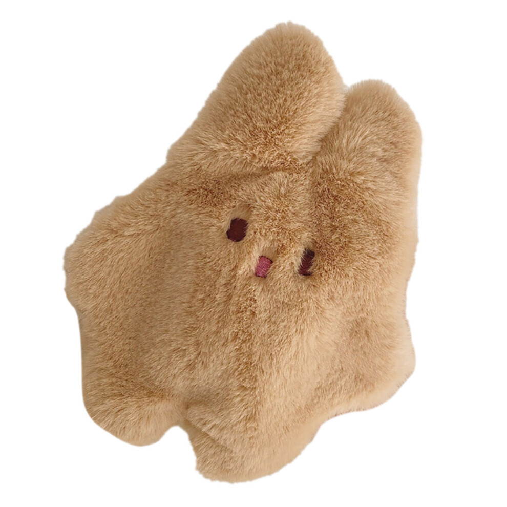 Plush Rabbit Coin Purse for Kids & Adults Khaki, Compact Storage-image-OPC-PKZP7XN-NEW