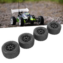 Universal Rubber RC Tires Set for 1:16 & 1:18 Truck Models