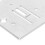Multi-Function Steel Sewing Machine Needle Plate for JD1004 HF107 6.5x6cm 7