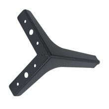 1Stk Möbelbein Schwarz Für Sofa, Couchtisch Und Büroeinrichtung