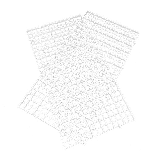 6 Aquarium Isolationsplatte Gitter Filterplatte Weiß