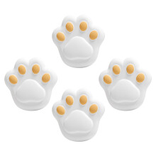 4Pz Protezioni Angoli Tavolo Silicone Bianco Safety Bumper