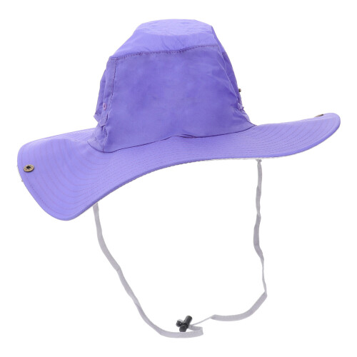 1Seau Chapeau Bob Violet Protection Et Cou
