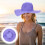 1Seau Chapeau Bob Violet Protection Et Cou 9