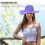 1Seau Chapeau Bob Violet Protection Et Cou 5