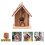 1St Vogelkooi Chocolade Kleur Creatief Vogelhuis Voor 3