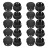 20Pièces Cache Vis Nylon Noirs À Encliqueter Pour Meubles Et Électro 11