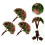 3Stk Baum Modell Sandtisch Landschaft Szenen 3