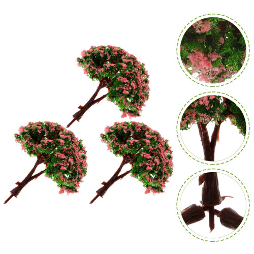 3Stk Baum Modell Sandtisch Landschaft Szenen 2