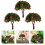 3Stk Baum Modell Sandtisch Landschaft Szenen 5