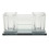 Acryl Microfoonhouder Desktop Mic Stand 2-Slot Zwarte Basis 5