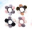 4Stk Macarons Farbe Plüsch Haarreifen Für Kinder 4