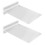 2Pcs Transparent Acrylic Sign Holders for Tabletop Display Stands 1