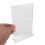 2Pcs Transparent Acrylic Sign Holders for Tabletop Display Stands 7