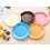 5Pcs Plastic Snack Plates Assorted Colors Food Grade PP Lightweight 7