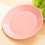 5Pcs Plastic Snack Plates Assorted Colors Food Grade PP Lightweight 10