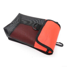 Sleek Mesh Carrying Pouch For Scuba Diving Essentials Gear Organizer, Zip Closure, Compact Size, Diving Accessories Pouch