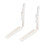 2St Type Terugslagers Voor Deuren Wit Plastic 1
