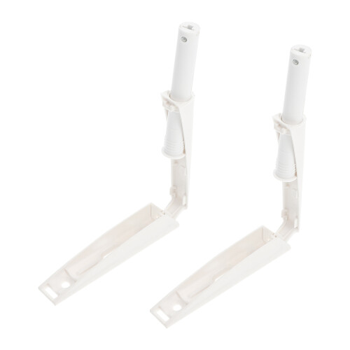 2St Type Terugslagers Voor Deuren Wit Plastic
