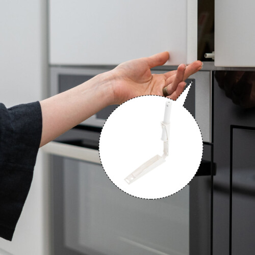 2St Type Terugslagers Voor Deuren Wit Plastic 1