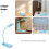 Led Licht Mit Touch Sensor Usb Nachladbar Himmelblau 7