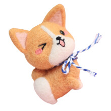 1 Set Handgemachte Wollfilz Hundeschmuck DIY Cartoon Corgi