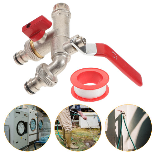 Wasserablaufhahn Mit Schaltern 1/2 Zoll Messing 1