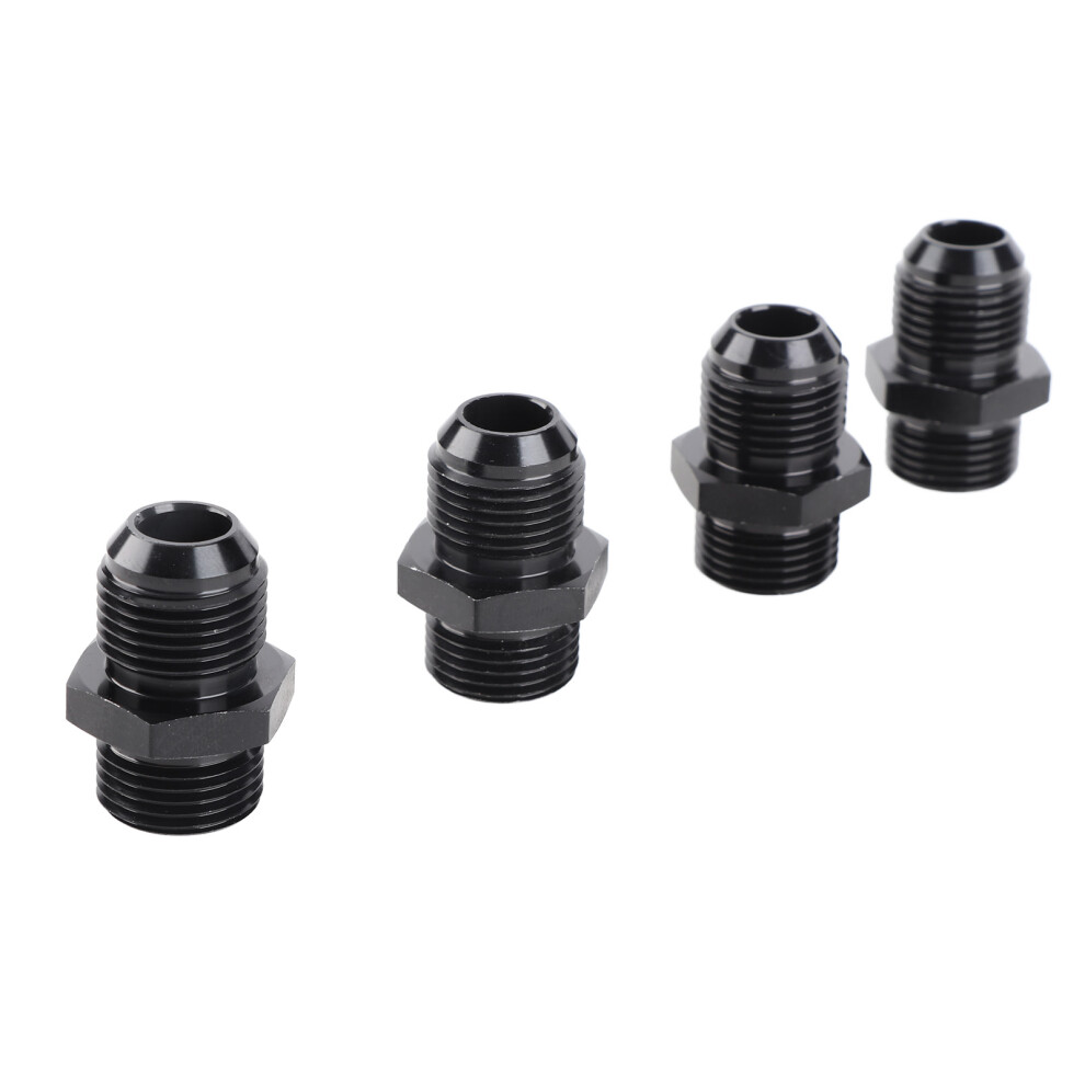 4Pcs O Ring Boss Male Fuel Adapter 1500Psi For Fuel Rail & Oil Cooler 7901353556875