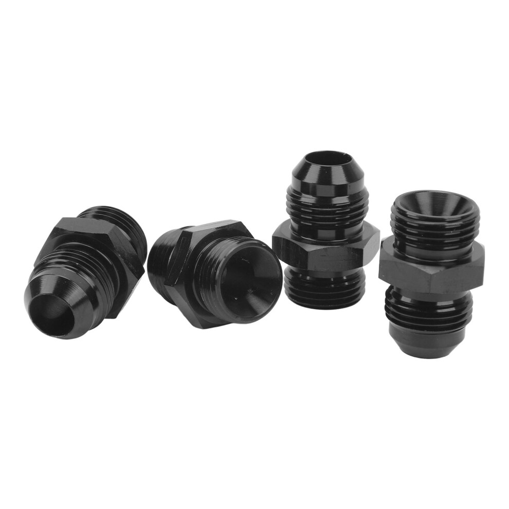 4Pcs Aluminum Orb Male Fitting Adapter 8An 1500Psi Fuel Oil Cooler 9351353556913