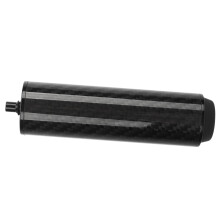 Carbonfaserrohr Poolcue Verlängerung 4 Zoll Schwarz