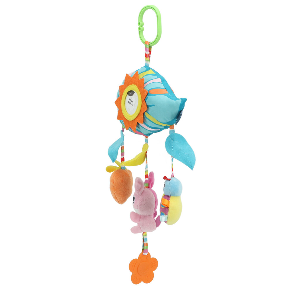 Plush Baby Car Seat Toy Hanging Clip Infant Stroller Teether Gift