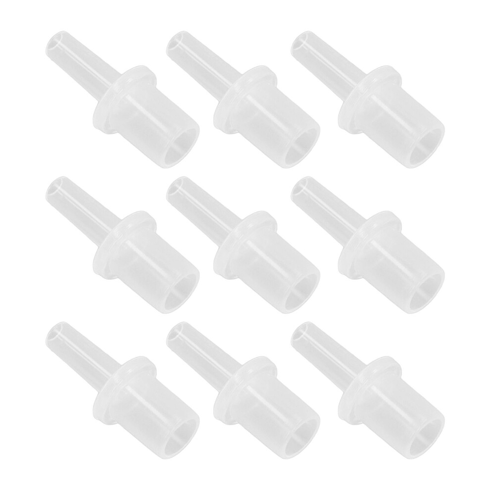 100pcs PP Milk Bottle Conversion Connectors, Portable Nozzle Head 2.5cm