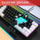 Gaming Keyboard with RGB Backlight + Mouse Kit Max 3200DPI 61 Keys 7