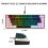 Gaming Keyboard with RGB Backlight + Mouse Kit Max 3200DPI 61 Keys 8