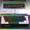 Gaming Keyboard with RGB Backlight + Mouse Kit Max 3200DPI 61 Keys 11