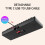 Gaming Keyboard with RGB Backlight + Mouse Kit Max 3200DPI 61 Keys 14