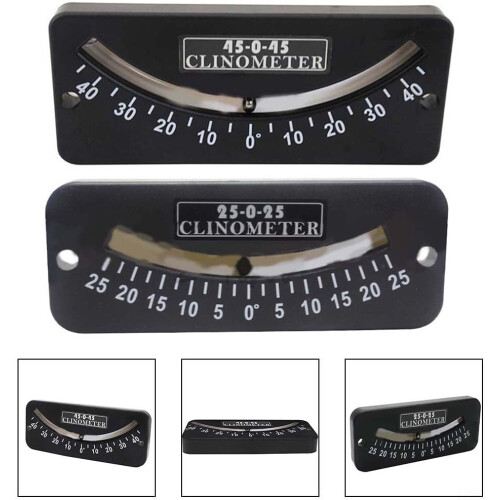 Boat Navigation Inclinometer Mini Protractor Angle Measuring Instrument For Marine Routes ABS Material Construction(1) 2