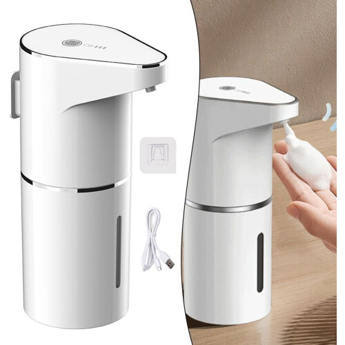 Automatic Foam Dispenser Touchless Sensor USB Charging For Quick Handwashing 1