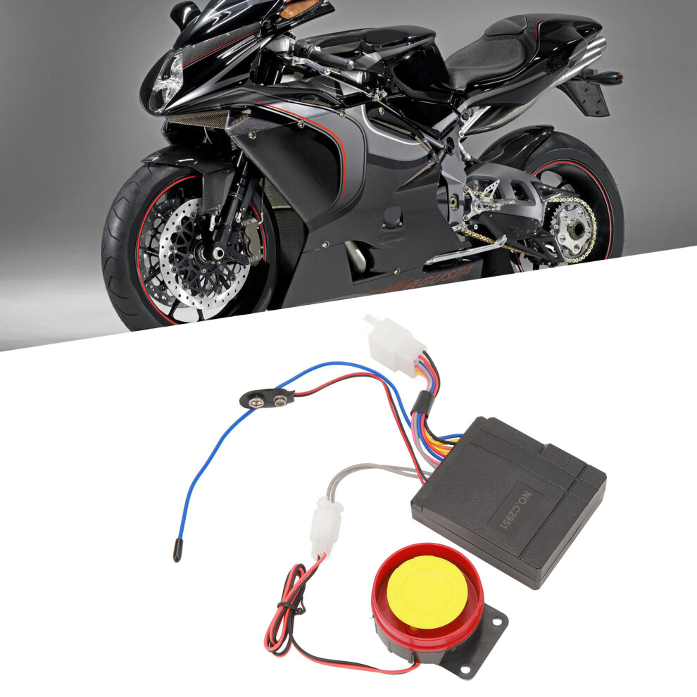 Universal 12V Motorcycle Alarm: 4-Level Sensitivity & Remote Control 5061353563838